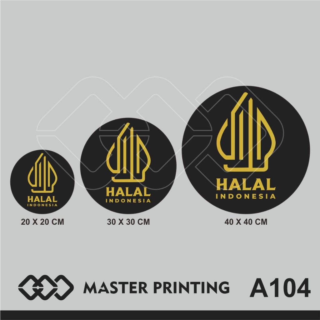 

A104 - Acrylic Sign, Stiker Akrilik Halal, Logo Halal, Tahan Air, Termurah, Bisa Custom
