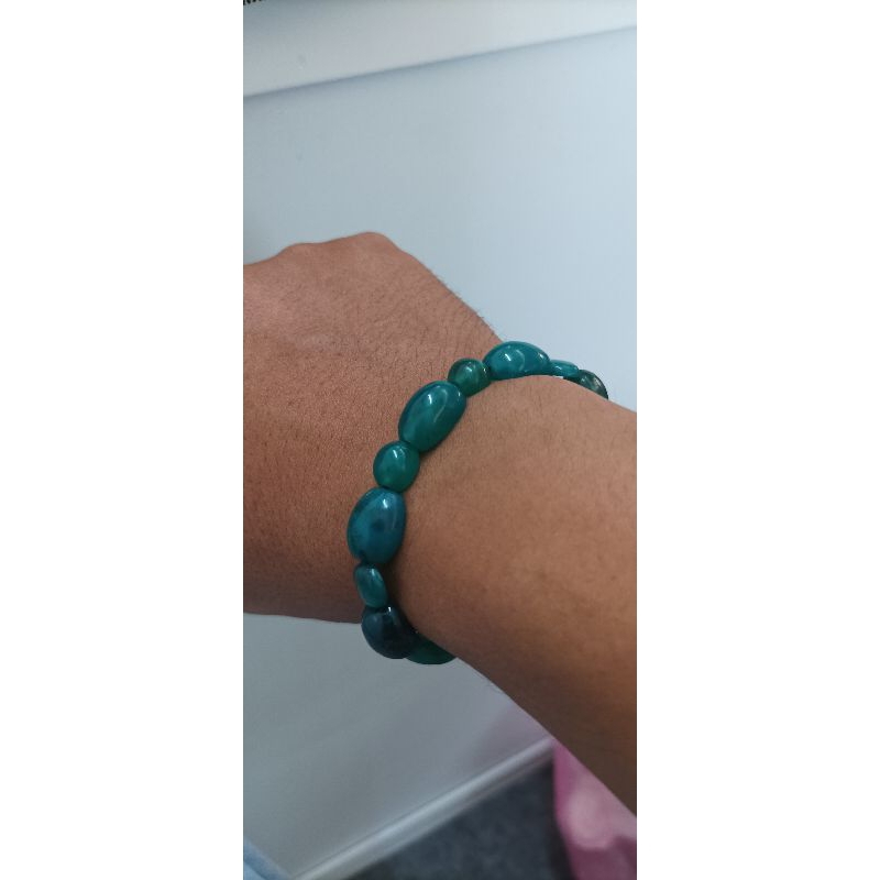 Gelang Batu bacan coklat natural