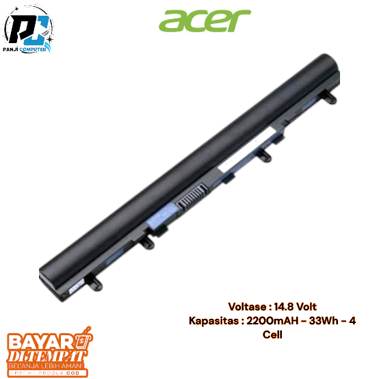Baterai Batre Original Laptop Acer Aspire E14 ES1-411 E1-410 E1-422