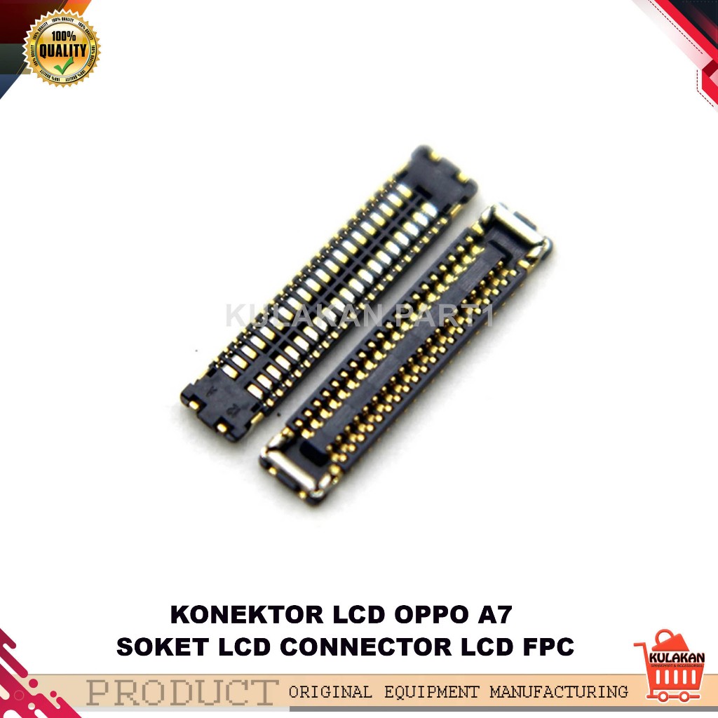 Konektor Lcd Oppo A7 Soket Lcd Connector Lcd Fpc