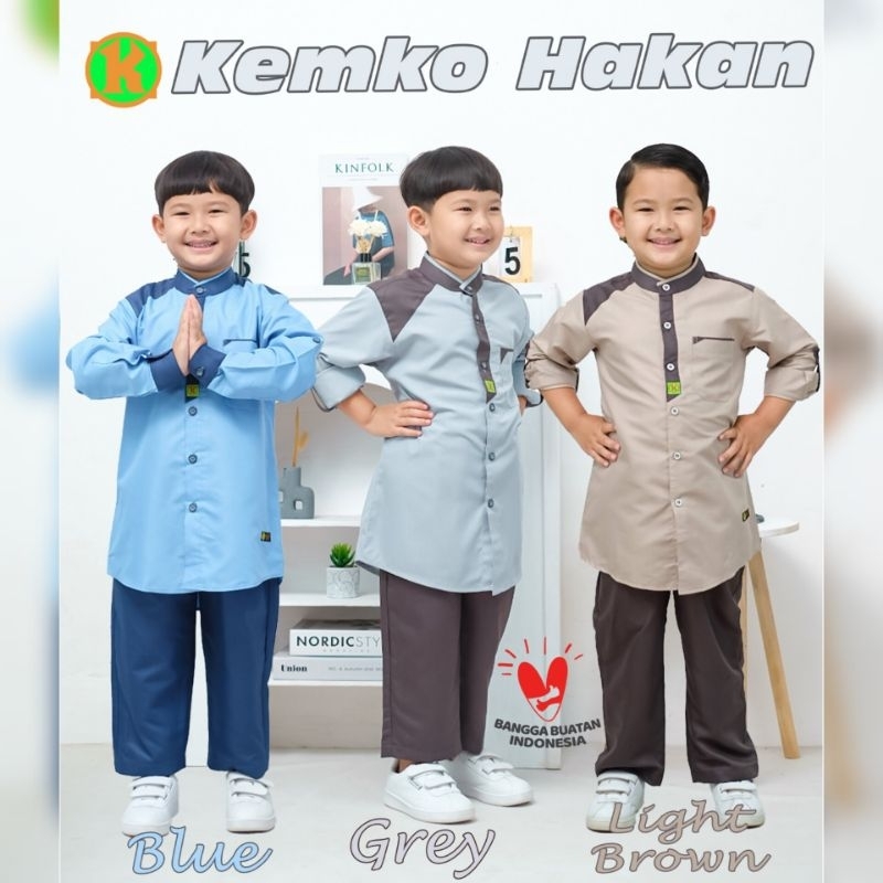 [Kemko Hakan] Baju Muslim Anak Laki-Laki 2-14 tahun by KF