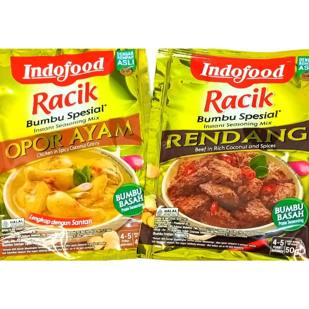 

Bumbu Rendang & Opor Ayam Indofood 50g – Pedas Gurih & Praktis