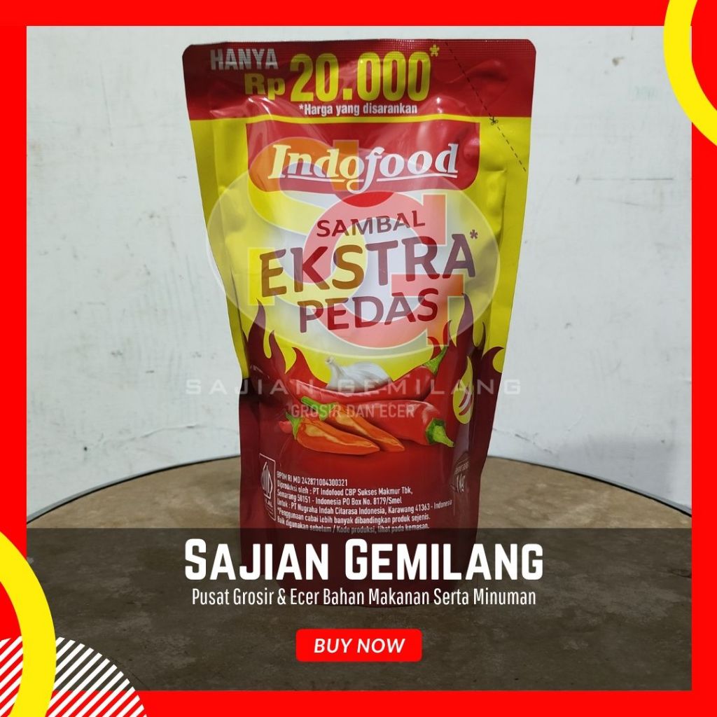 

Indofood Ekstra Pedas 1kg - Grosir