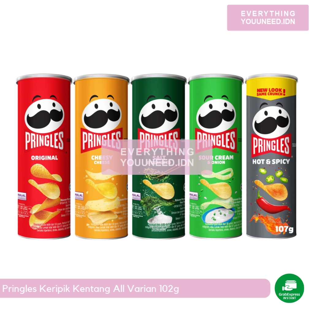 

Pringles Keripik Kentang All Varian 102g