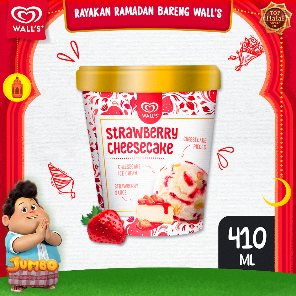 

Selection Strawberry Cheesecake - Es Krim / Ice Cream Wall's