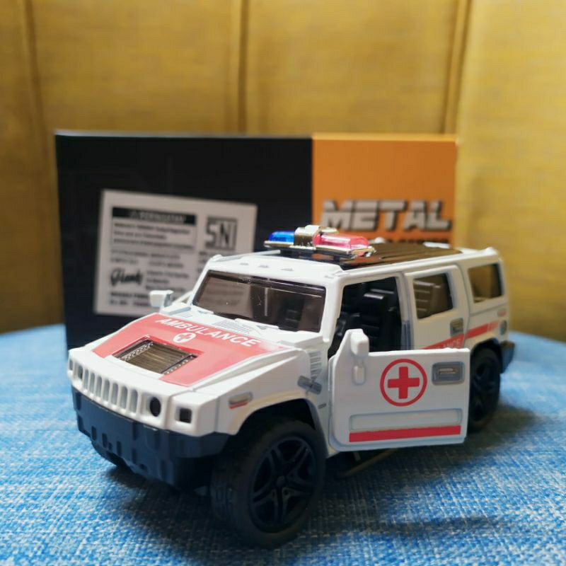 GDM - Diecast Mobil Jeep hummer Alloy - Miniatur Car hummer Koleksi Mainan 
