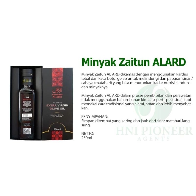 

Minyak Zaitun Al Ard HNI HPAI