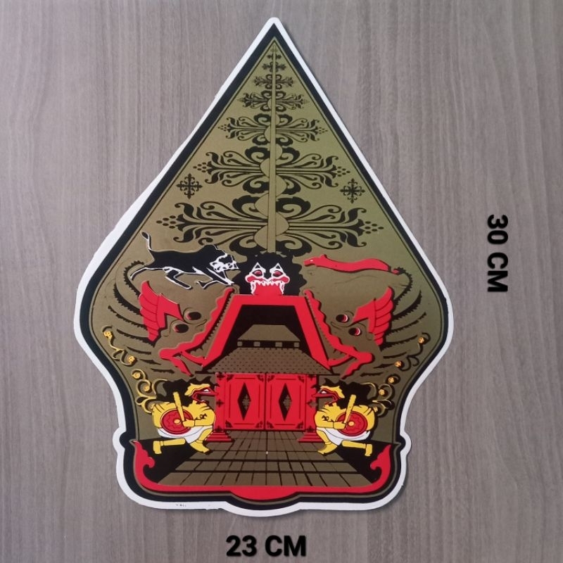 

STIKER WAYANG GUNUNGAN VINYL UKIRAN BESAR