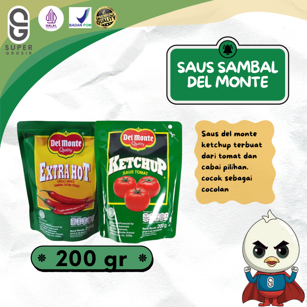 

Saus Sambal Extra Hot | Tomat Delmonte [200 Gram]