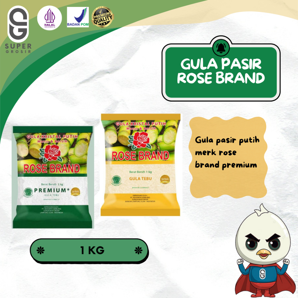 

Rose Brand Gula Pasir Premium / Gula Tebu