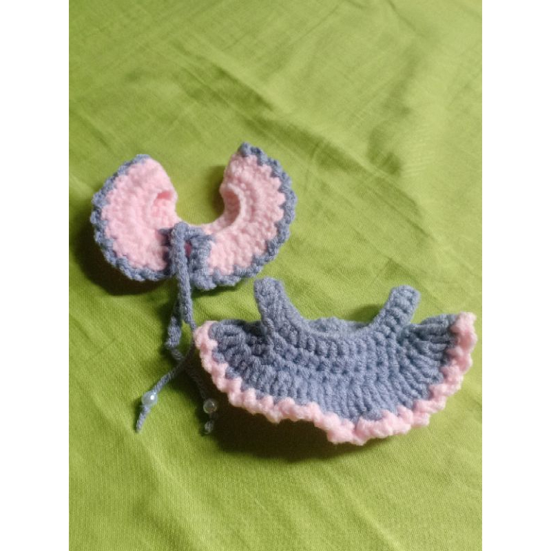 GOMDO LEE CLOTHES CROCHET 15 CM (BAJU RAJUT BONEKA GOMDO LEE)