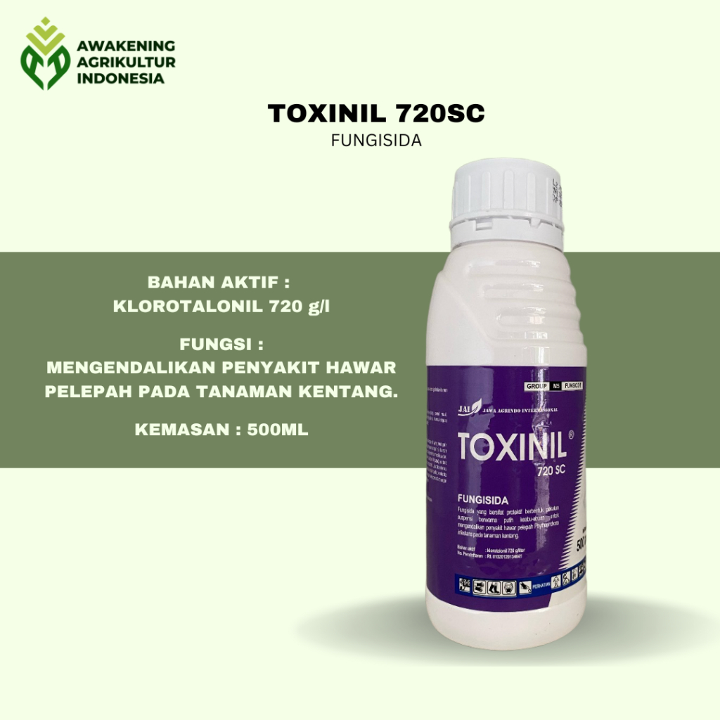 TOXINIL 720SC 500ML FUNGISIDA KLOROTALONIL CAIR