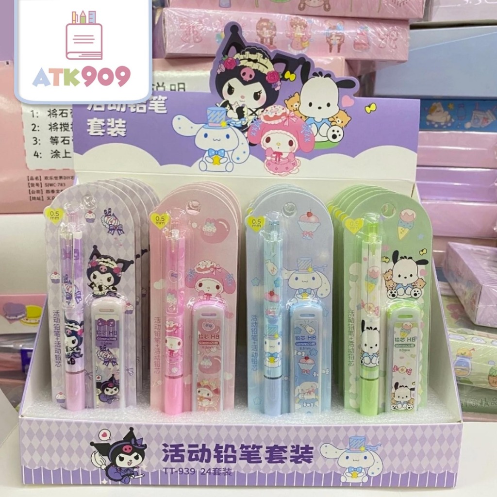 

ATK909 FREE ISI PENSIL Pensil Mekanik Karakter Sanrio 0.5mm Mechanical Pencil Karakter Lucu