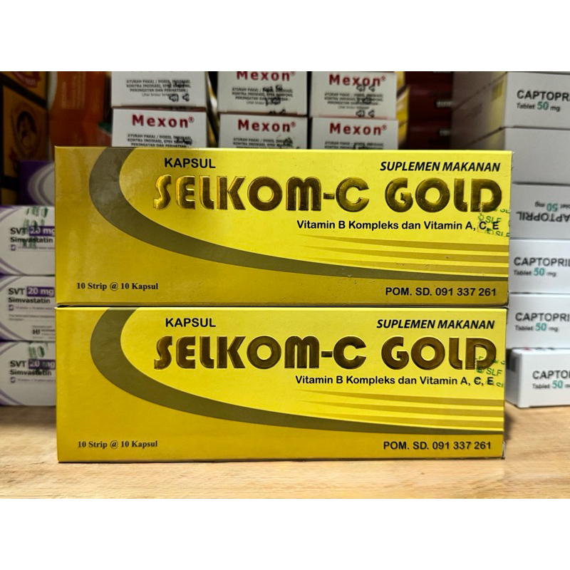 SELKOM C GOLD - BOX ( 100 KAPSUL )