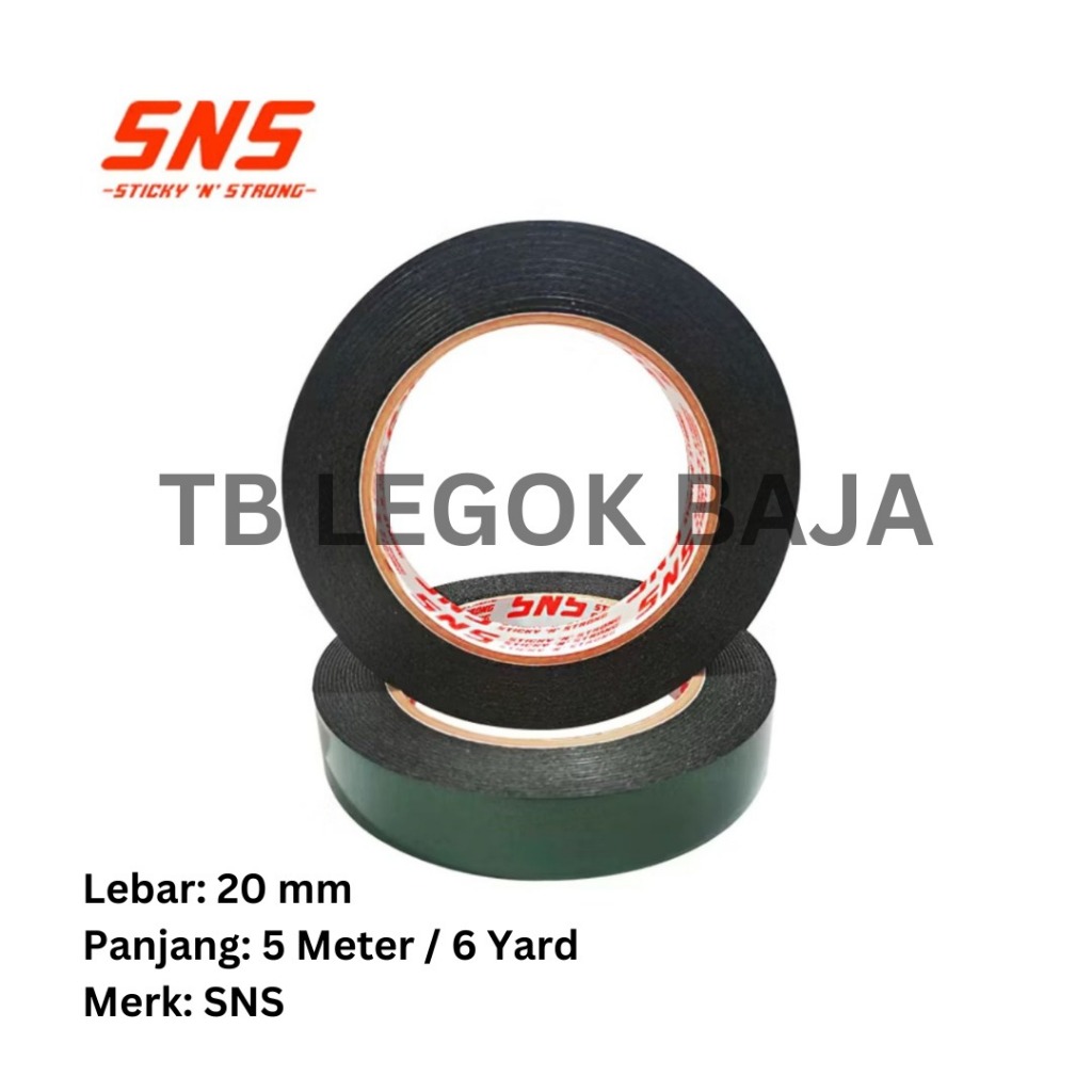 

DOUBLE TAPE FOAM 24MM X 5 METER (6 YARD) SUPER LENGKET