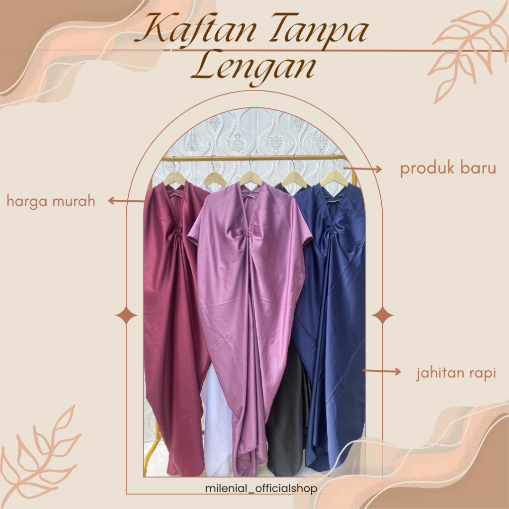 MIMU - Kaftan satin velvet / kaftan vanesha margaretta / fashion wanita kekinian / kaftan glamour / 