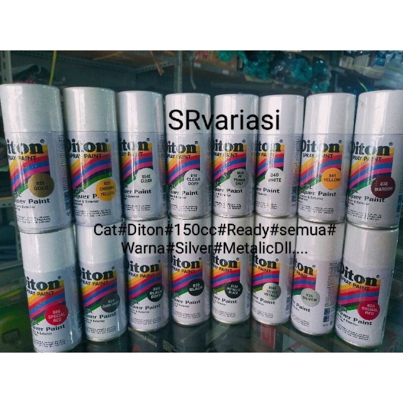 CAT#SEMPROT#DITON#150cc#Gold#Black#Silver#DarkGrey#SilverMetalic#PpPrimerGrey#BlackDoff#MetalicBlack