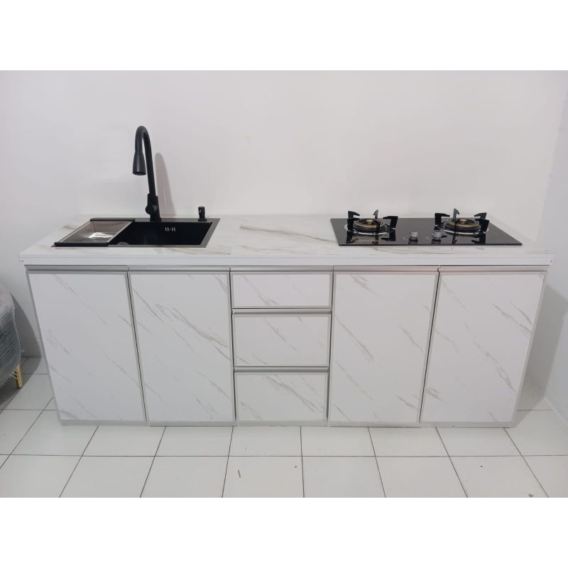 Kitchen set bawah alumunium / kitchen aluminium