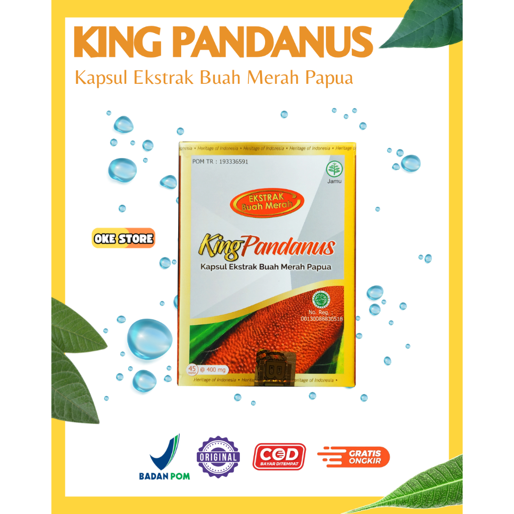 KING PANDANUS OBAT MERAH PAPUA OBAT HIPERTENSI ASLI BPOM