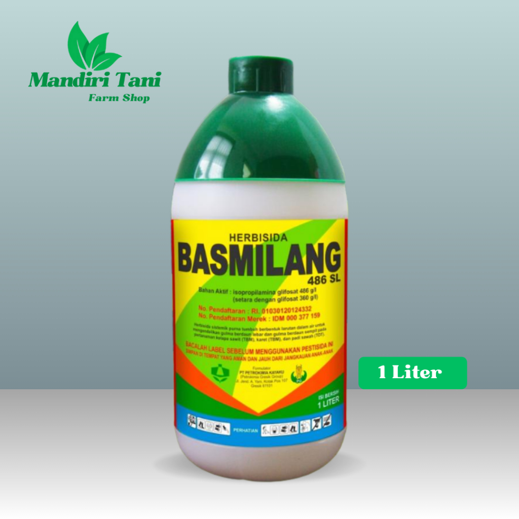 Herbisida BASMILANG 486SL 1 Liter Racun Rumput Sistemik
