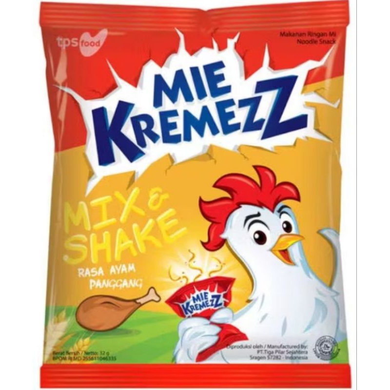 

Mie Kremezz Mix & Shake AYAM PANGGANG 16 gr (1 karton )