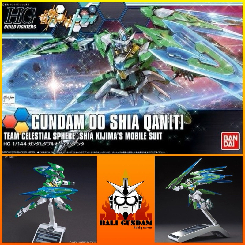 HG 1/144 GNT-0000SHIA GUNDAM 00 SHIA QAN[T] QANT QUANTA Bali Gundam Hobby Corner Bandai Original