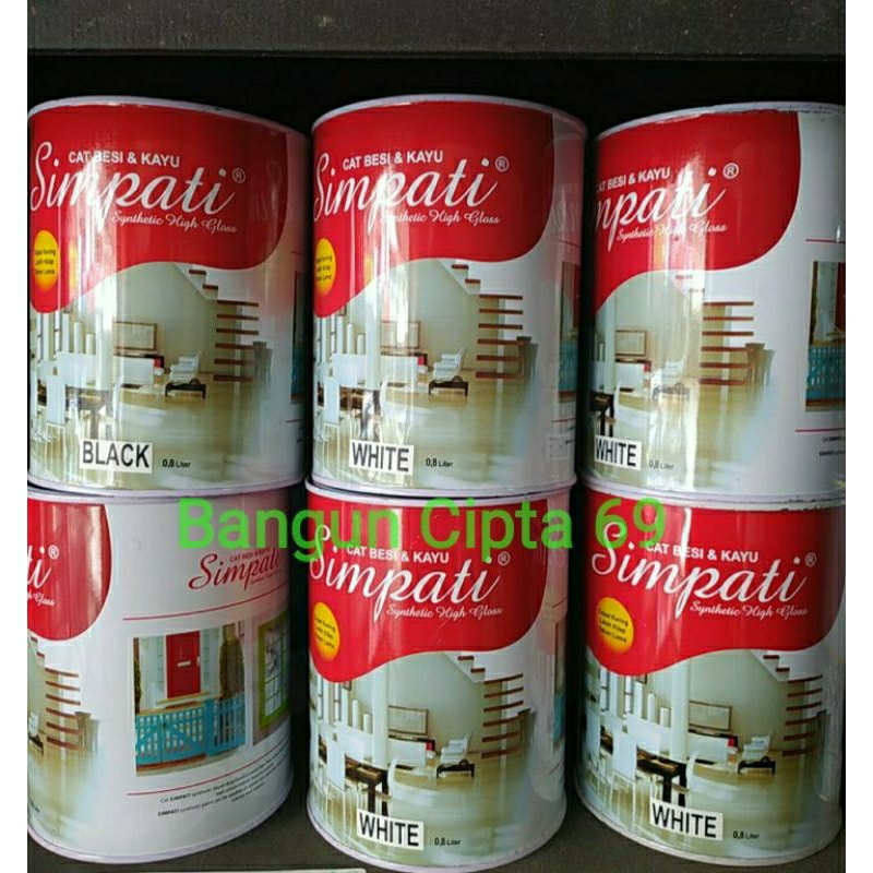 

Cat minyak kayu dan besi 0.8 liter simpati