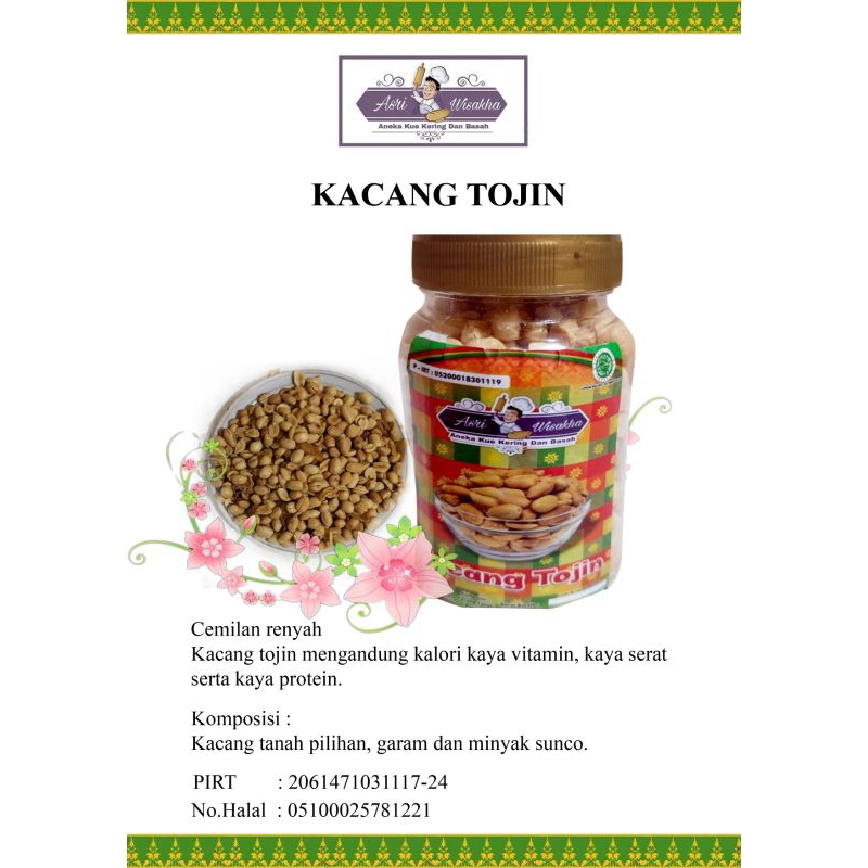 

500 gram Kacang Tojin