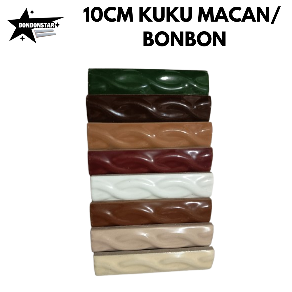 KUKU MACAN list keramik 10 cm [Kuku Macan 10cm S]