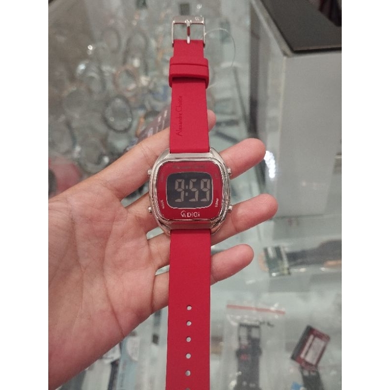 JAM TANGAN WANITA ALEXANDRE CHRISTIE DIGITAL AC 9335 / AC9335 ORIGINAL