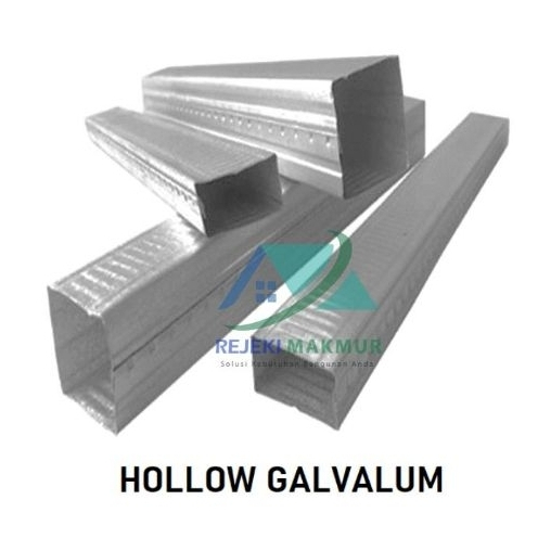 Holo galvalume / Hollow Galvalum 4x4 0.35