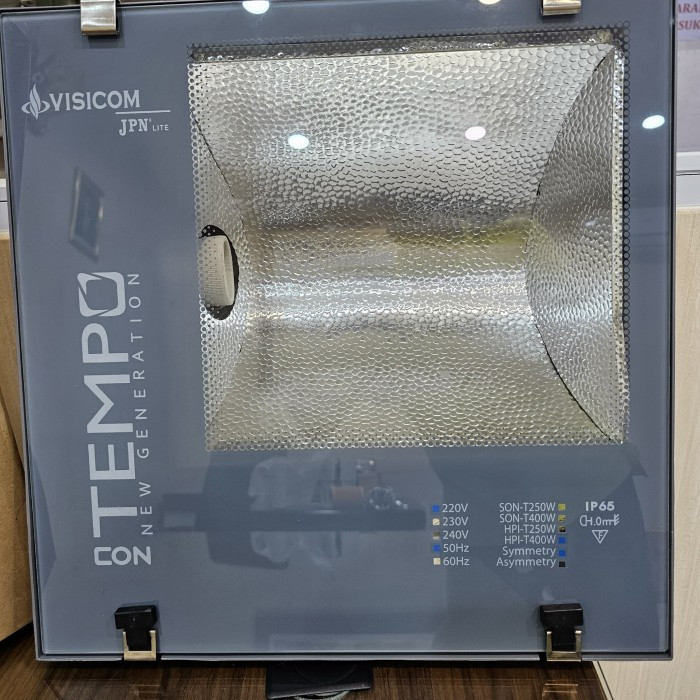 Kap lampu sorot hpit 400 watt visicom ex contempo (kap kosong visicom)