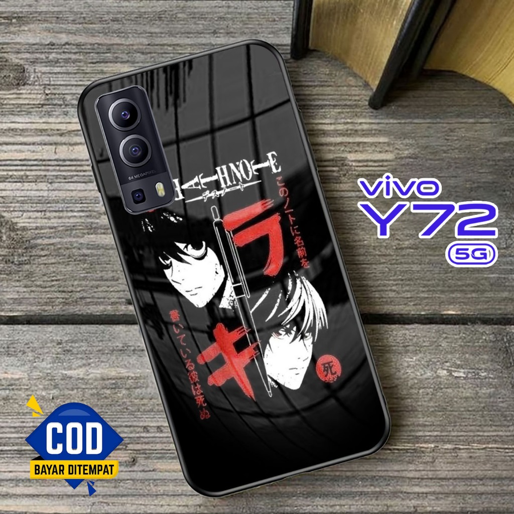 Softcase Kaca VIVO Y72 (5G) - Case Handphone VIVO Y72 (5G) [T92].