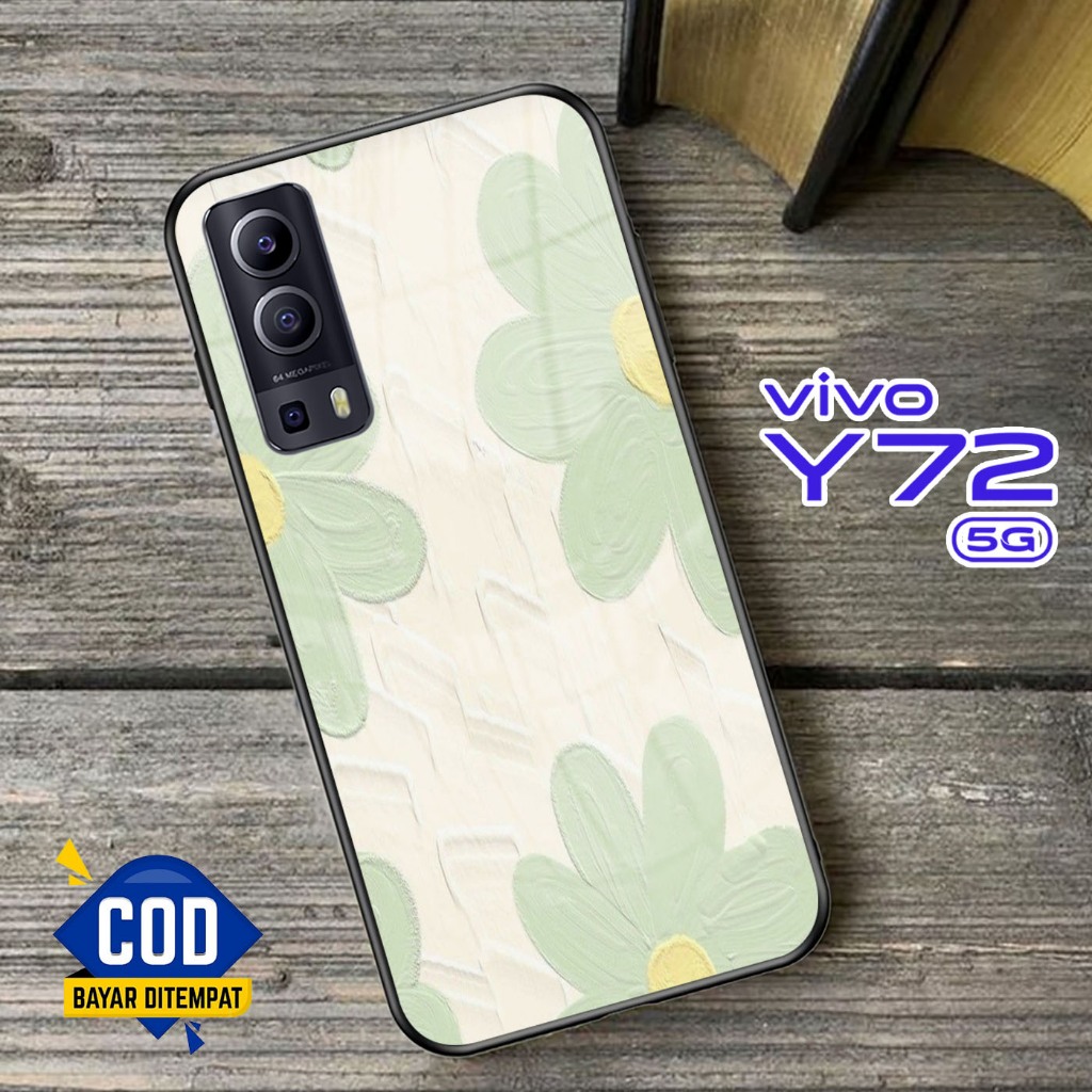 Softcase Kaca VIVO Y72 (5G) - Case Handphone VIVO Y72 (5G) [T93].