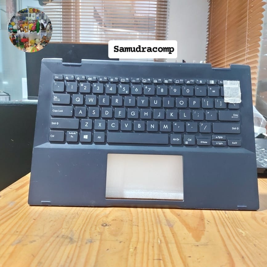 Palmrest ASUS ExpertBook Flip B5 B5302F B5302FE B3302 NB3501 Keyboard Tidak Berfungsi Warna Biru 13.