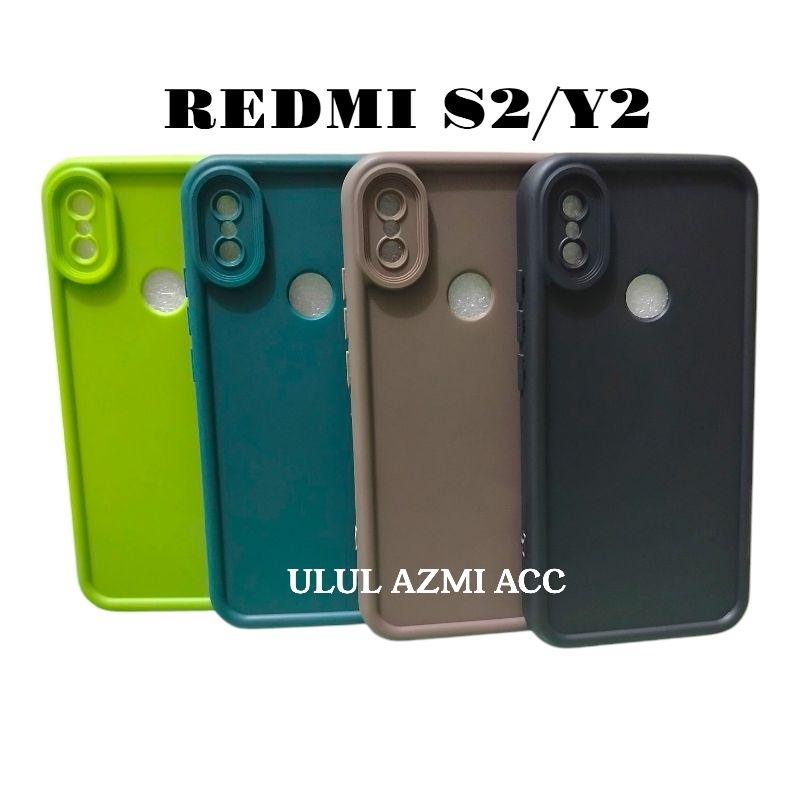 Case Hp Matte Rose Redmi S2 / Y2 Softcase Pro Kamera