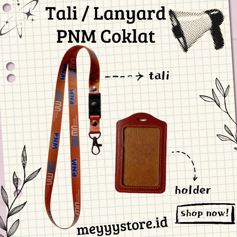 

Tali ID CARD PNM Coklat Tali Kecil / Lanyard PNM Coklat READYYY [STOCK MELIMPAH] Termurahhh Harga Grosir!