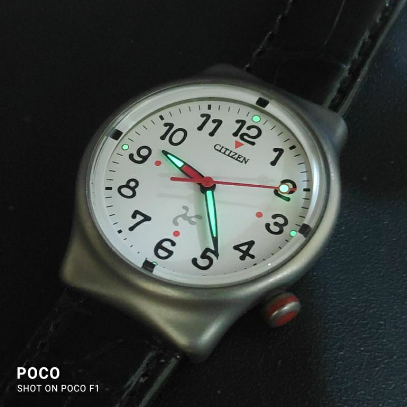 CITIZEN "MU" TITANIUM QUARTZ Circa 2001 RARE