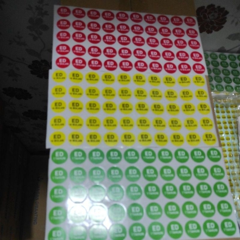 

Label Ed u ukuran 2cm