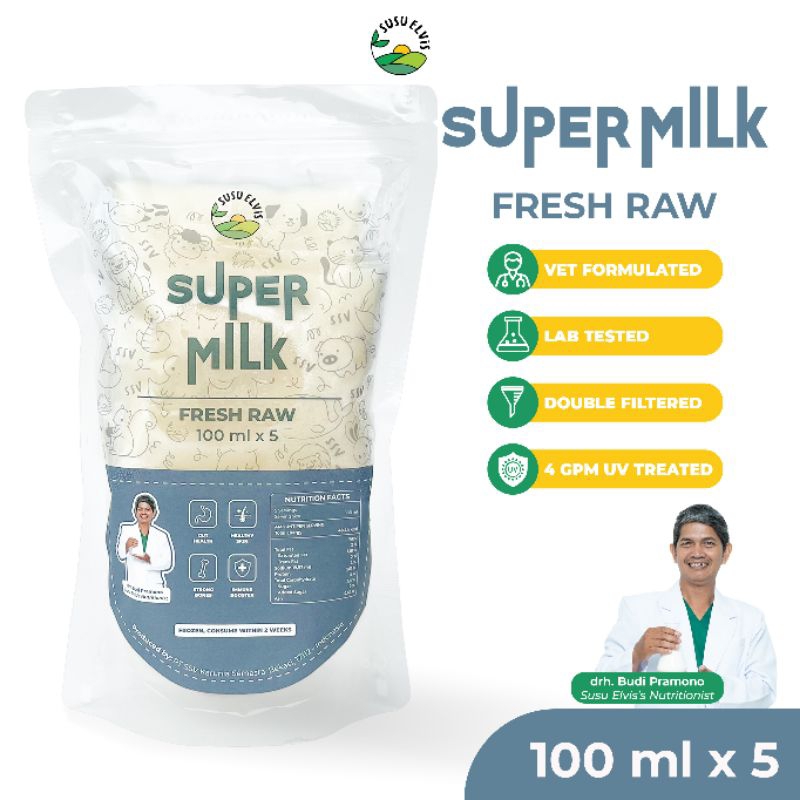 

Susu Elvis - Super Milk - Fresh Raw 100 ml x 5