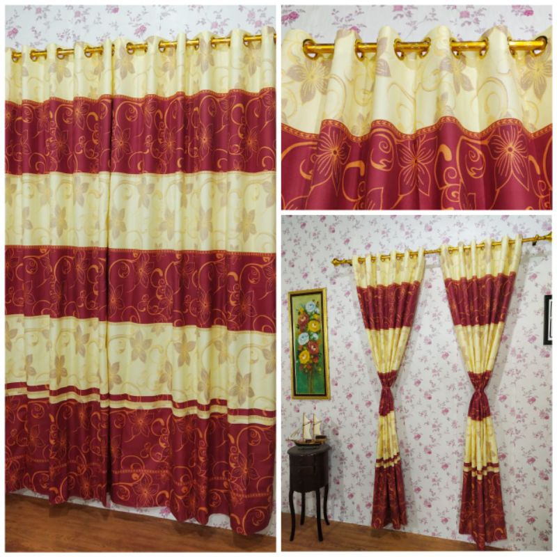 GORDEN SEMOKRING 12 LUBANG MOTIF GOLD FLORAL