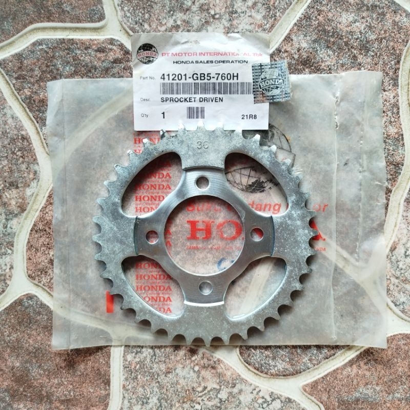 Gear Gir Belakang Ukuran 36 Honda Astrea 800 41201-GB5-760H