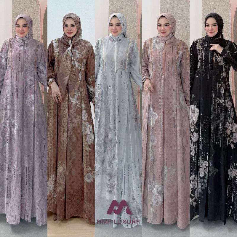 READY GAMIS SAFIRA DRESS VOL 2 PREMIUM ORI BY HMF LUXURY