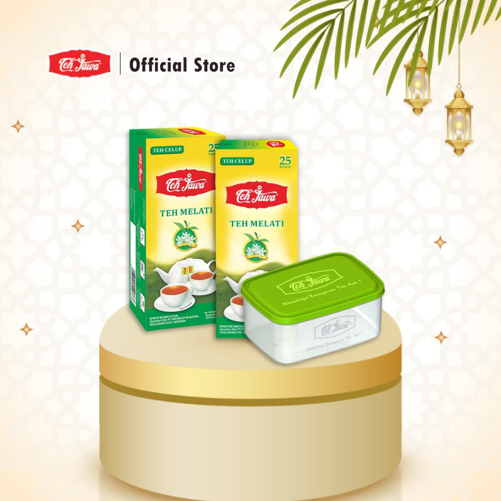 

[Spesial Bundling] Teh Jawa Jasmine Tea Celup isi 25 Free Canister