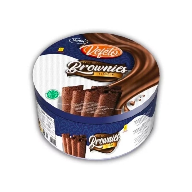 

VERITOP BROWNIES KALENG 230GR