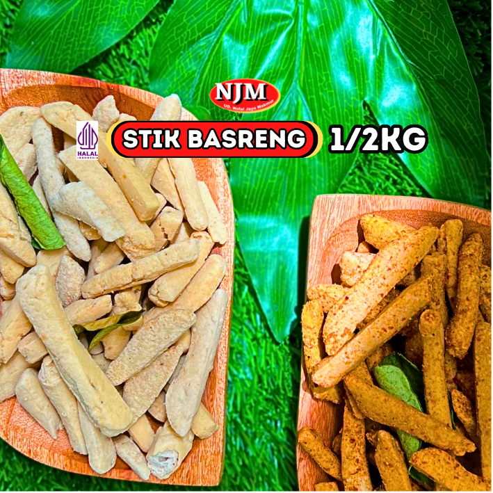 

NJM - STIK BASRENG/ BASRENG STIK PEDAS DAUN JERUK 500Gr (1/2Kg)