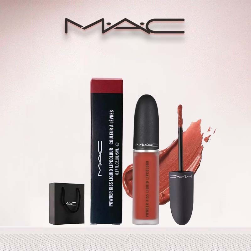 MAC Powder Kiss Liquid Lipcolour Matte Lipstick 5ml / Lipstik Soft Matte Velvet Ringan Melembapkan T