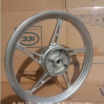 Pelek Vleg Racing Belakang Motor Yamaha Jupiter MX old/lama Original/warna silver