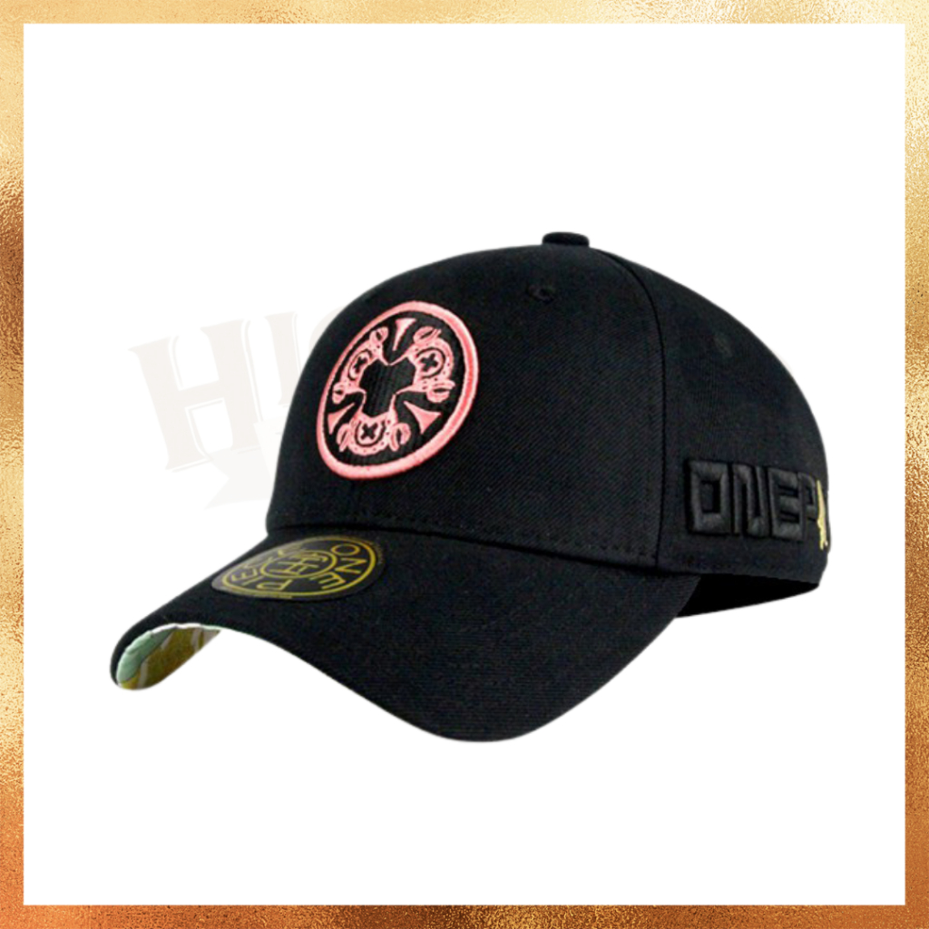 READY STOCK  Topi New Era Angel x One Piece Chopper Pink Logo Black Dad Cap Taiwan Exclusive 100% or