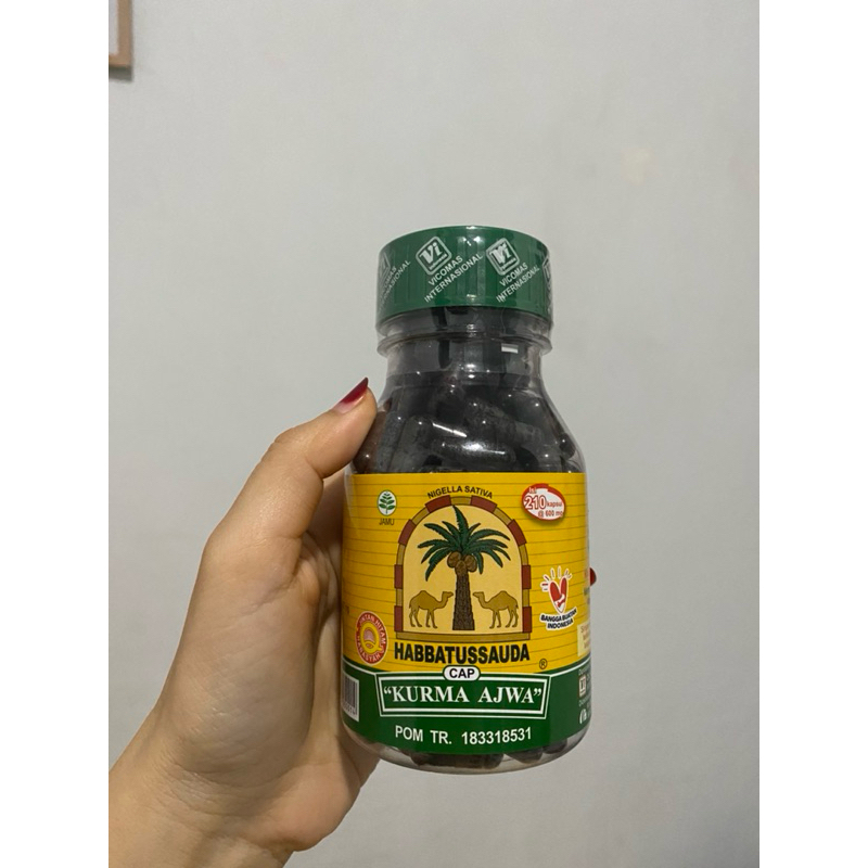 

CAP KURMA AJWA - Habbatussauda Cap Kurma Ajwa Serbuk Jintan Hitam